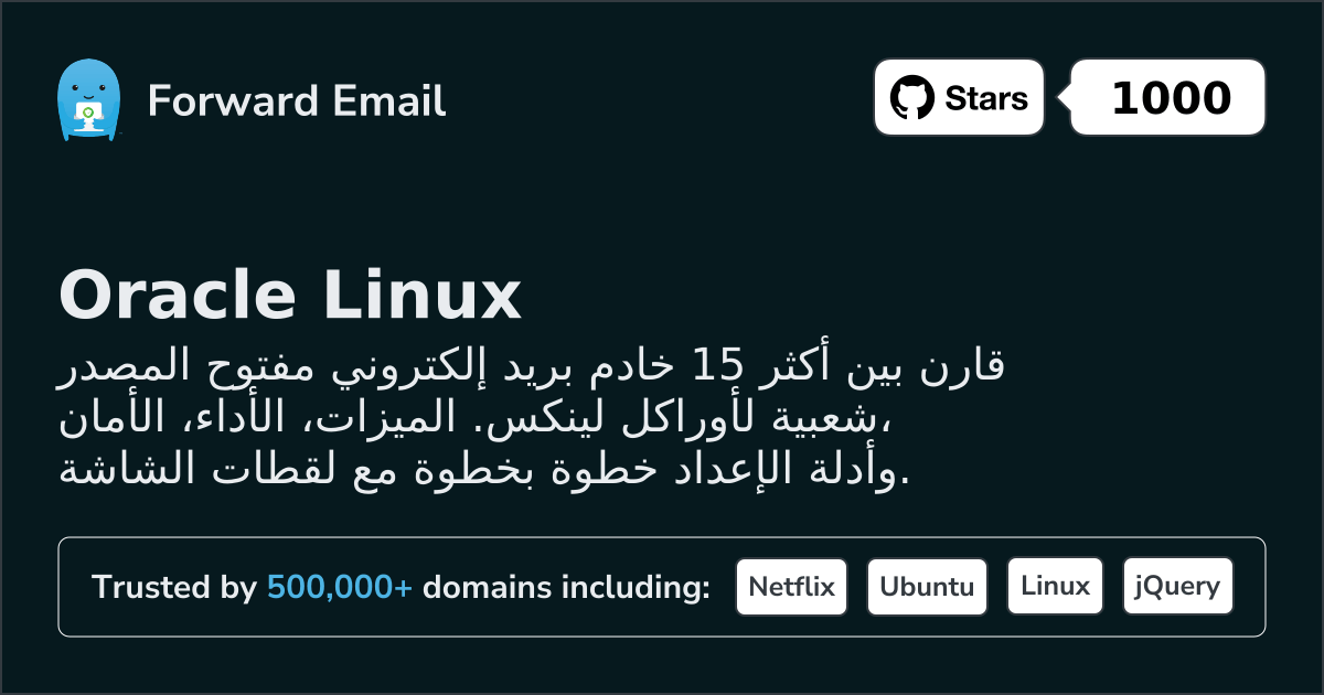 15 أكثر خوادم البريد الإلكتروني مفتوحة المصدر شعبية لعام Oracle Linux 2026