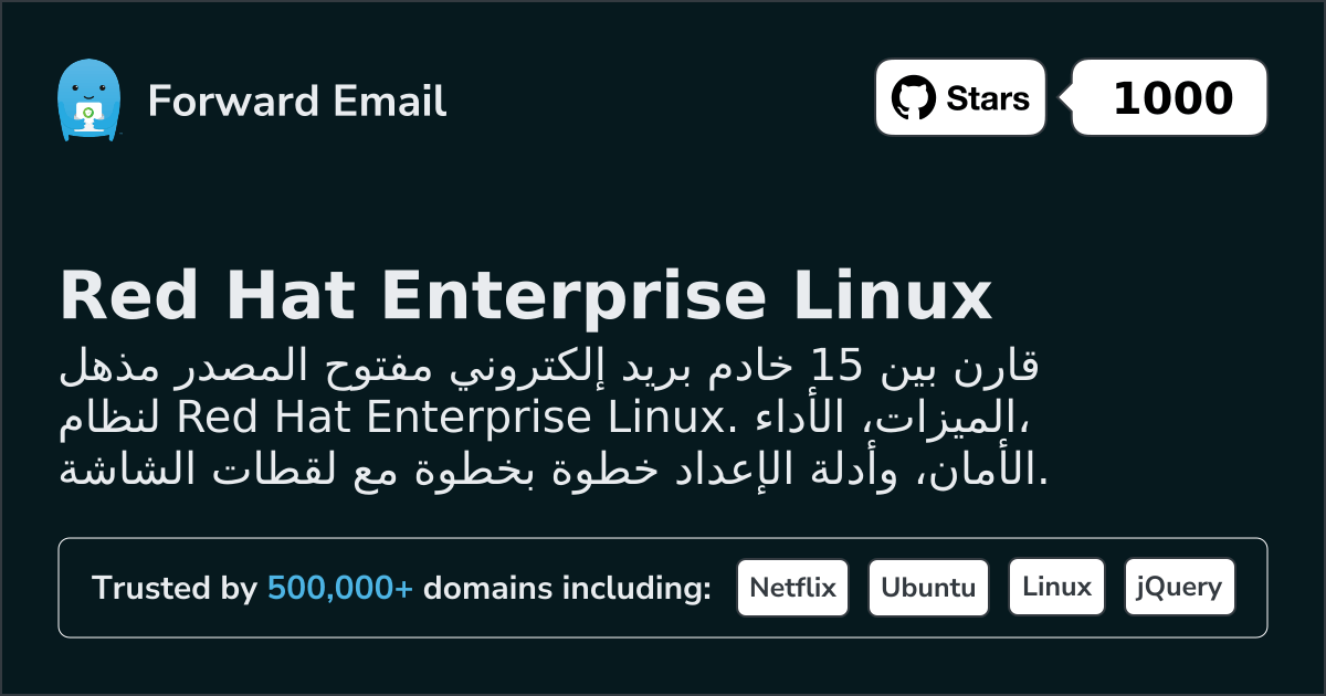 15 خوادم بريد إلكتروني مفتوحة المصدر مذهلة لعام Red Hat Enterprise Linux 2026