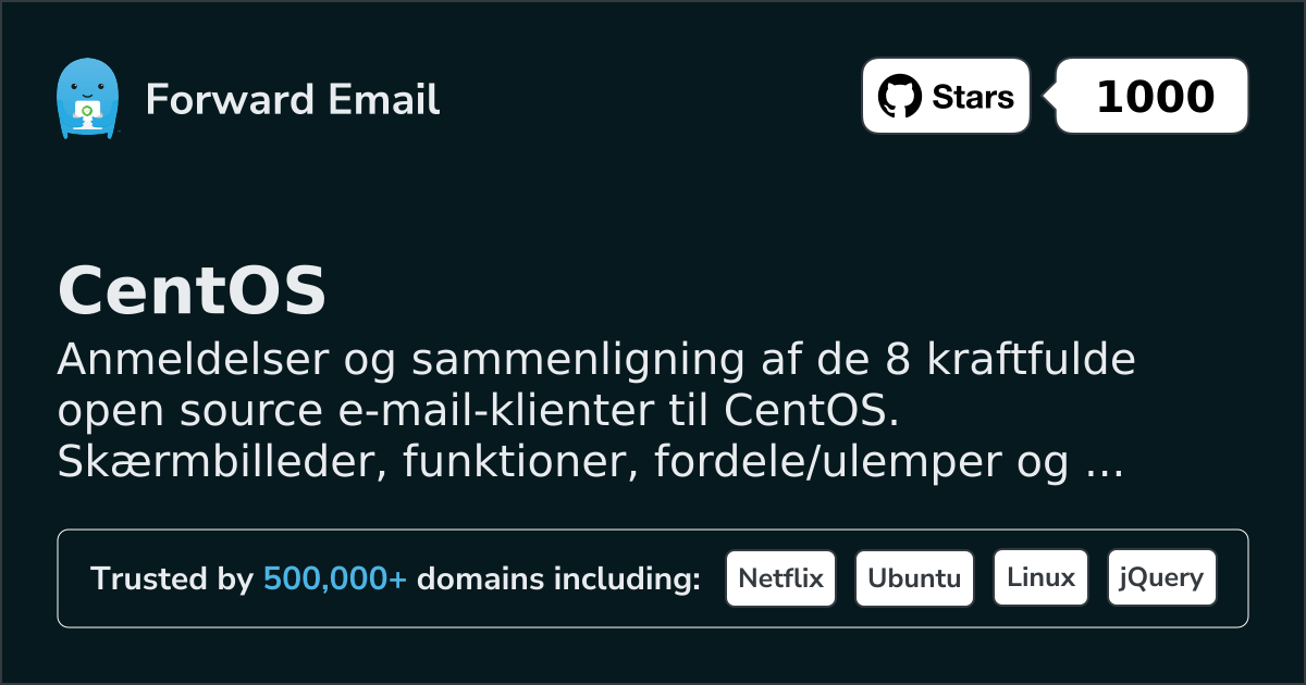 8 kraftfulde open source e-mailklienter til CentOS 2026