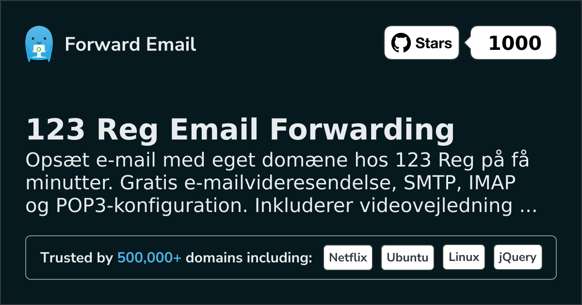 Sådan opsætter du e-mail med 123 Reg