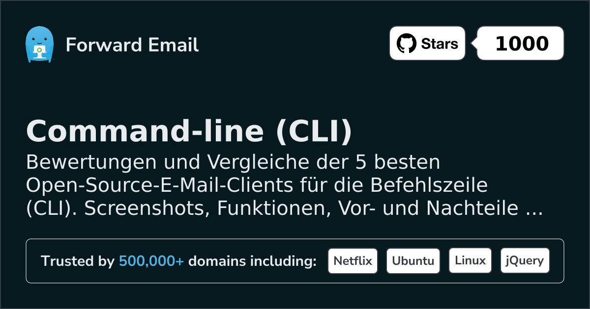 5 Top Open-Source-E-Mail-Clients für Command-line (CLI) 2026