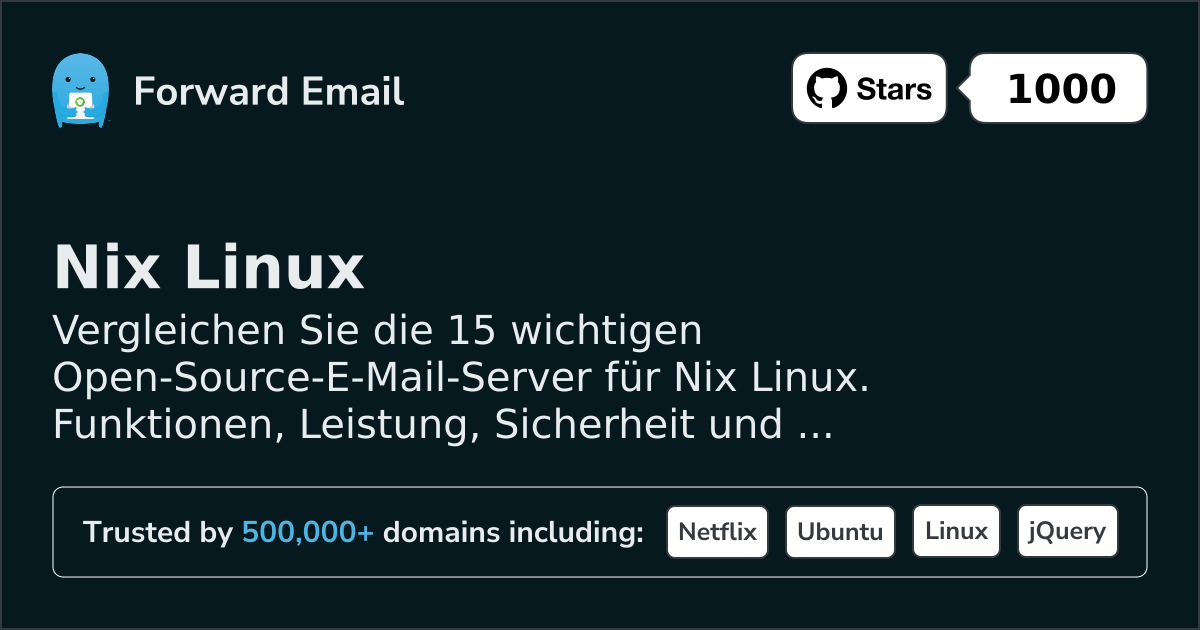 15 wichtige Open-Source-E-Mail-Server für Nix Linux 2026