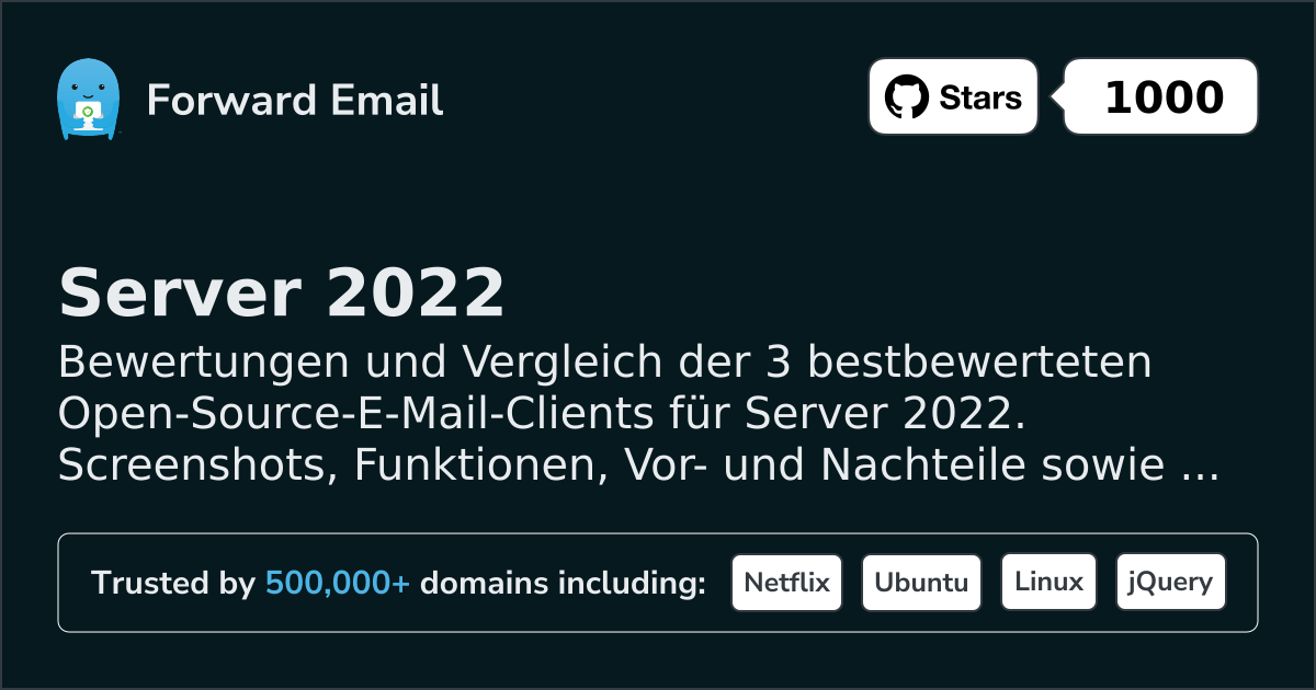 3 Top-Bewertete Open Source E-Mail-Clients für Server 2022 2026
