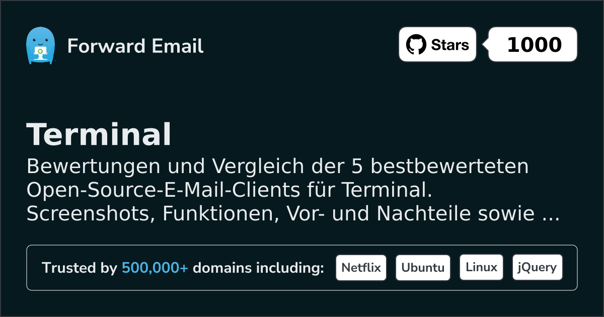 5 Höchstbewertete Open Source E-Mail-Clients für Terminal 2026