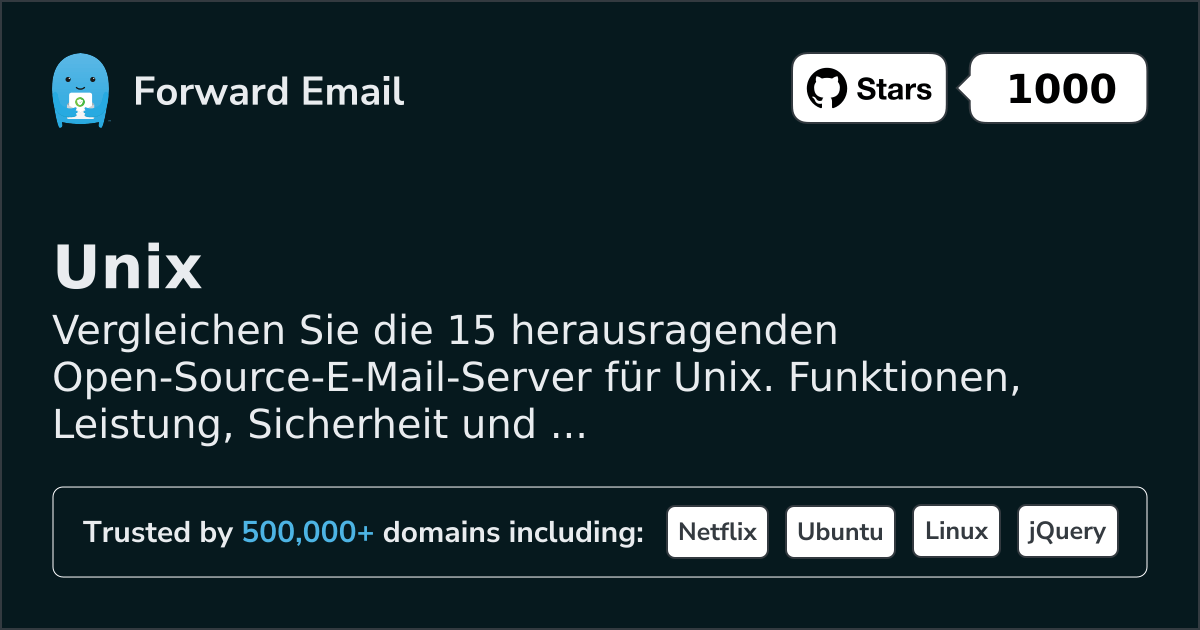 15 Hervorragende Open Source E-Mail-Server für Unix 2026