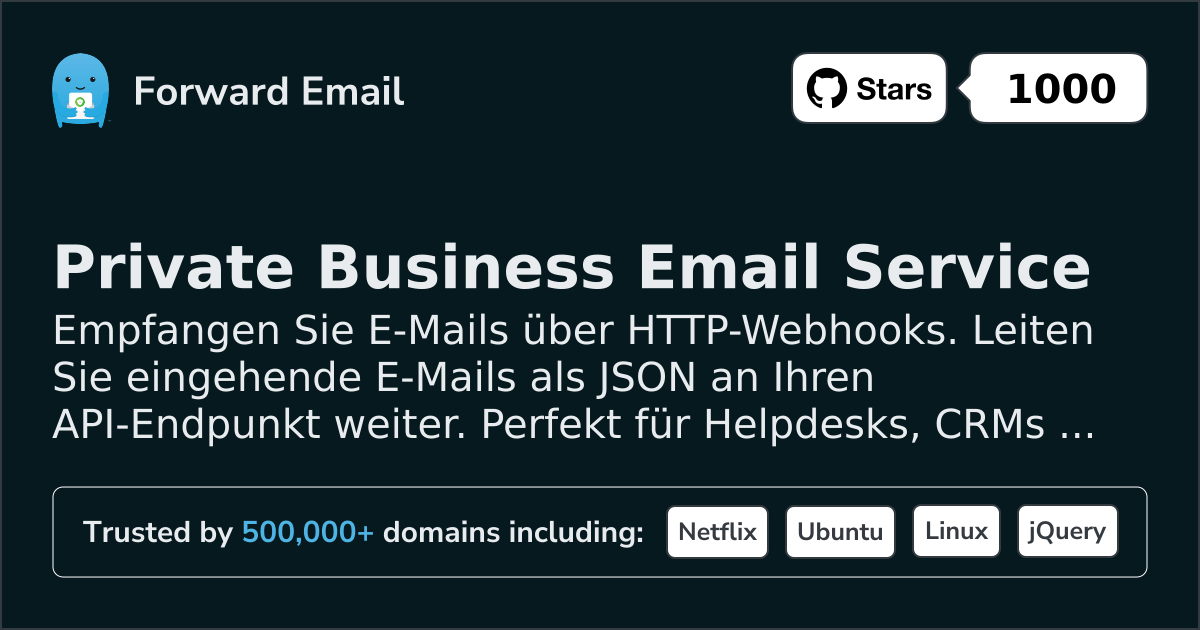 Kostenlose E-Mail-Webhooks - HTTP-Callbacks für eingehende E-Mails 2026