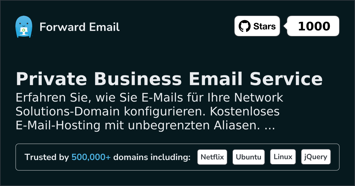 So richten Sie E-Mail mit Network Solutions ein