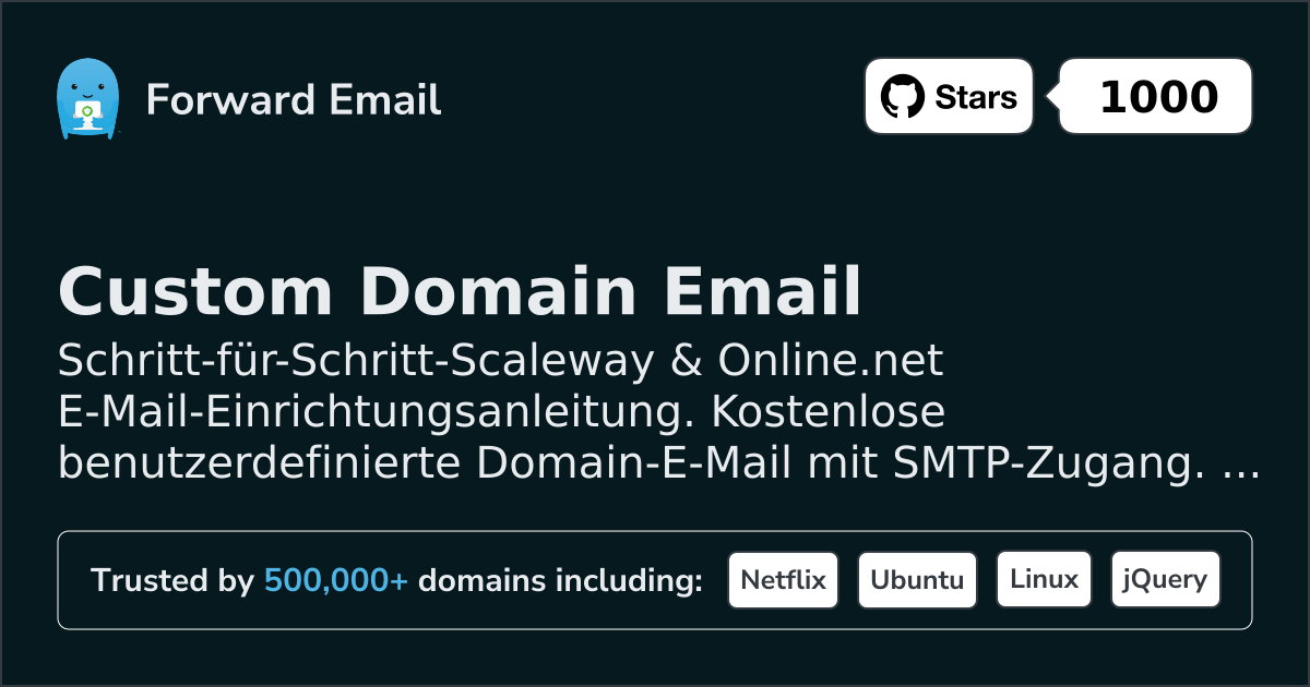 So richten Sie E-Mail mit Scaleway & Online.net ein