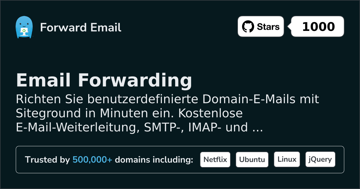 So richten Sie E-Mail mit Siteground ein