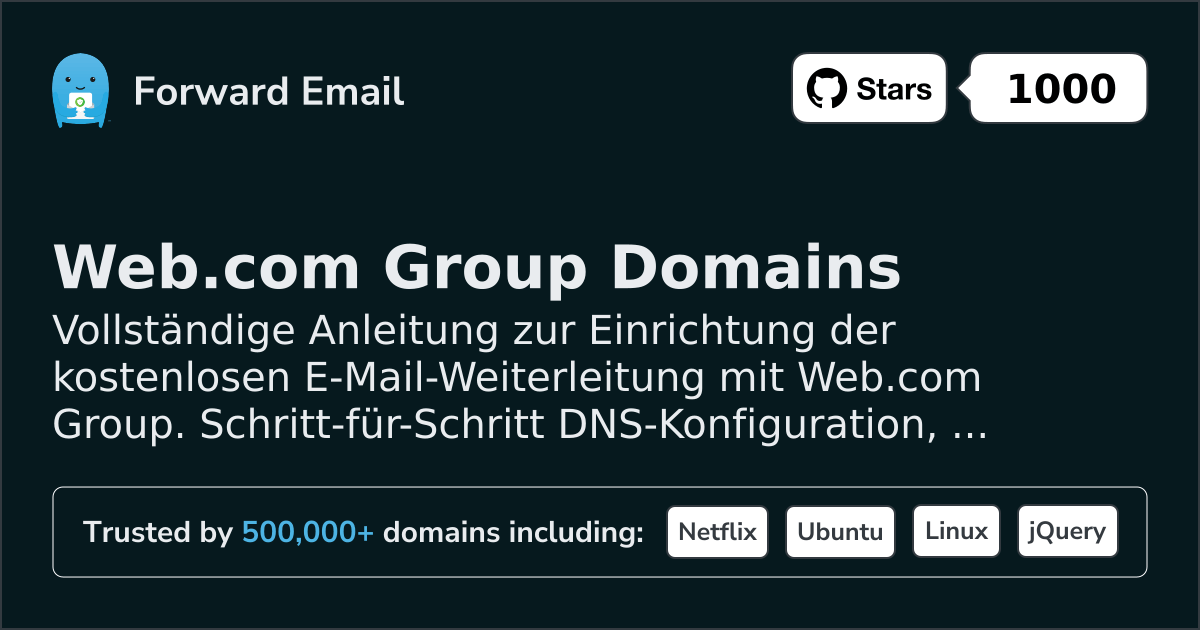 So richten Sie E-Mail mit Web.com Group ein