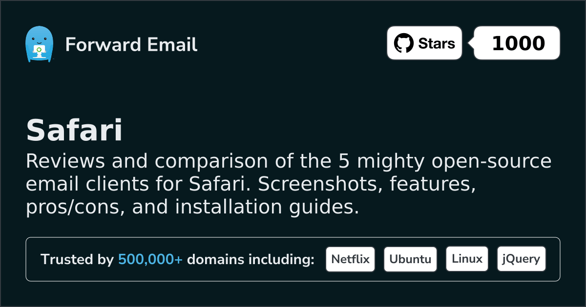 5 Mighty Open Source Email Clients for Safari 2026