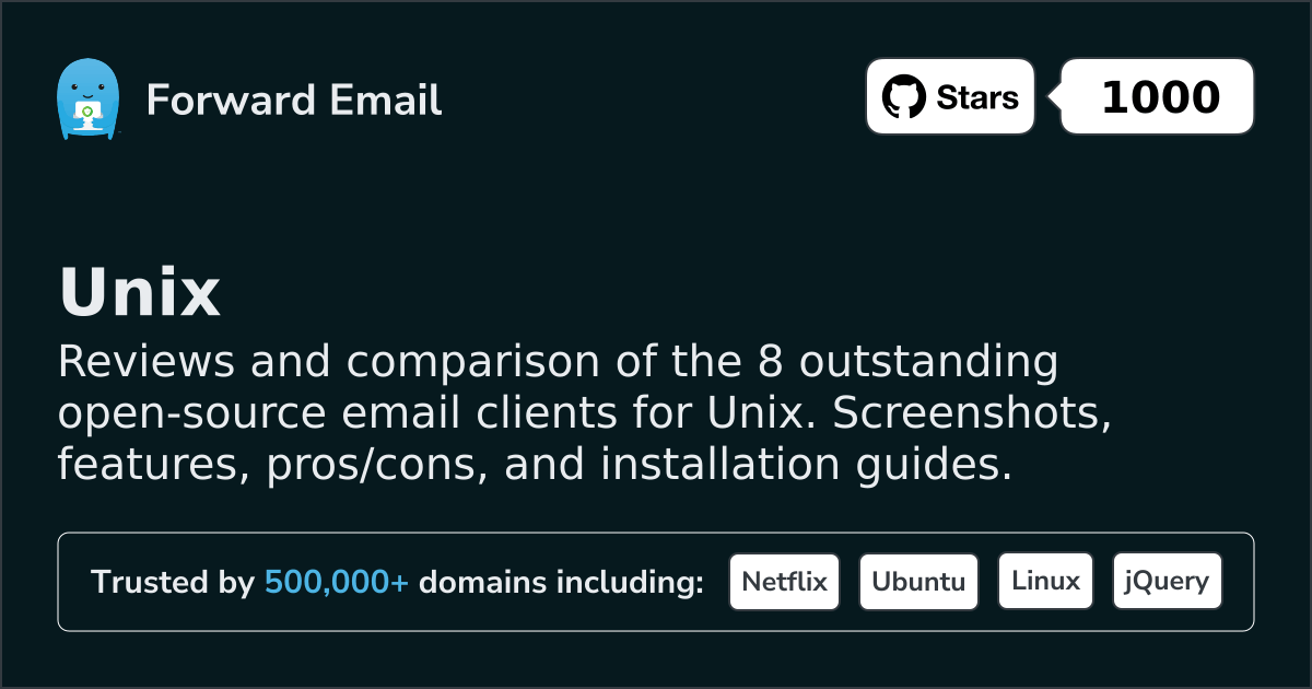 8 Outstanding Open Source Email Clients for Unix 2026