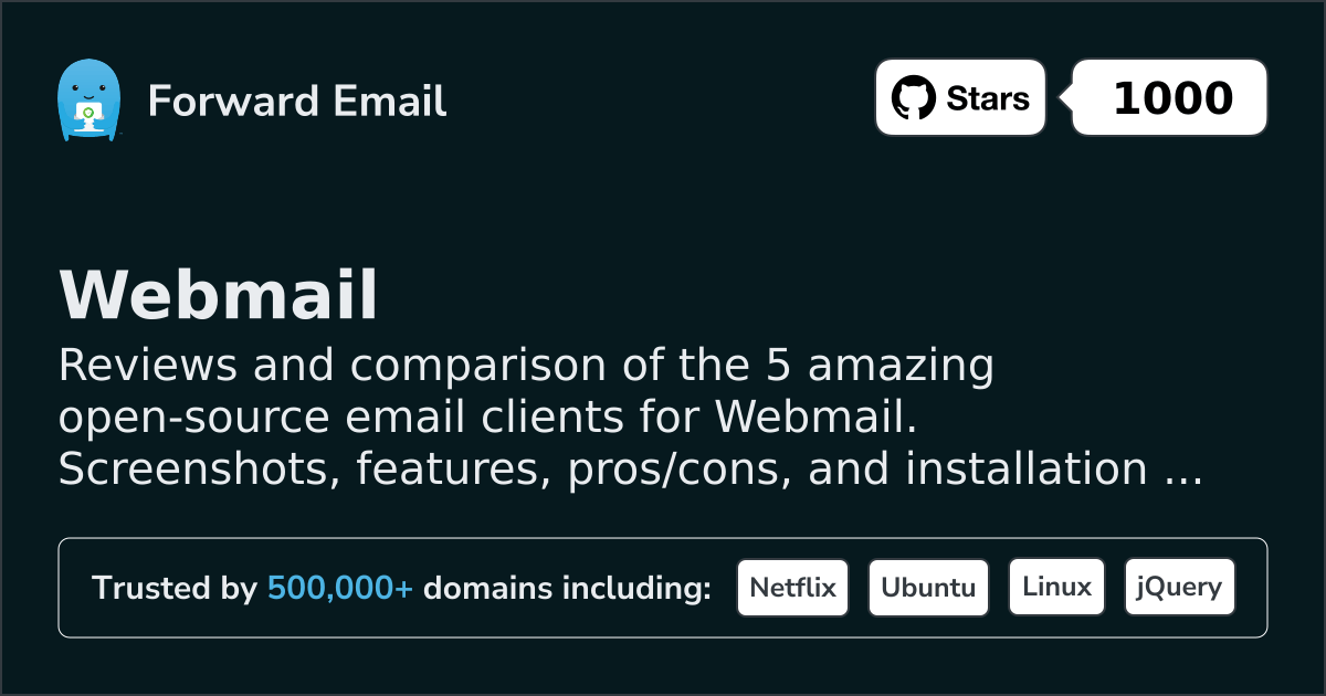 5 Amazing Open Source Email Clients for Webmail 2026