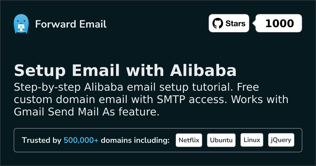 How to Setup Email with Alibaba