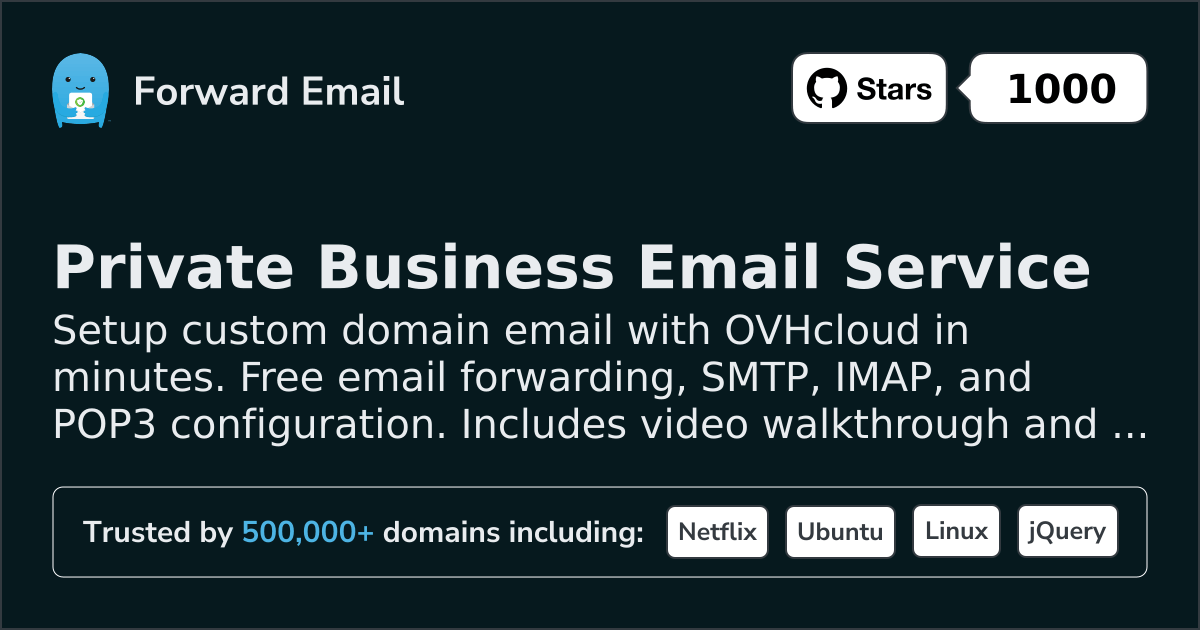 How to Setup Email with OVHcloud