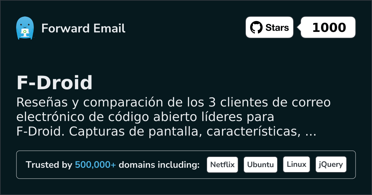 3 Principales Clientes de Correo Electrónico de Código Abierto para F-Droid 2026