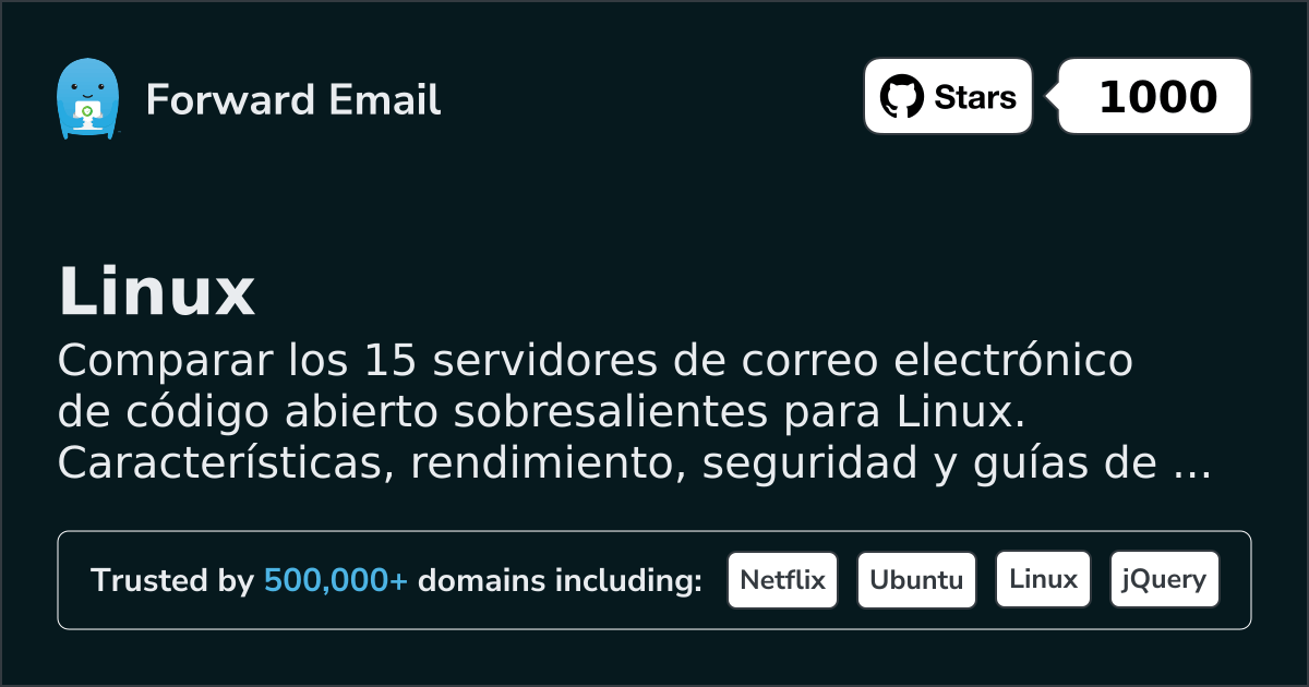 15 Sobresalientes Servidores de Correo Electrónico de Código Abierto para Linux 2026