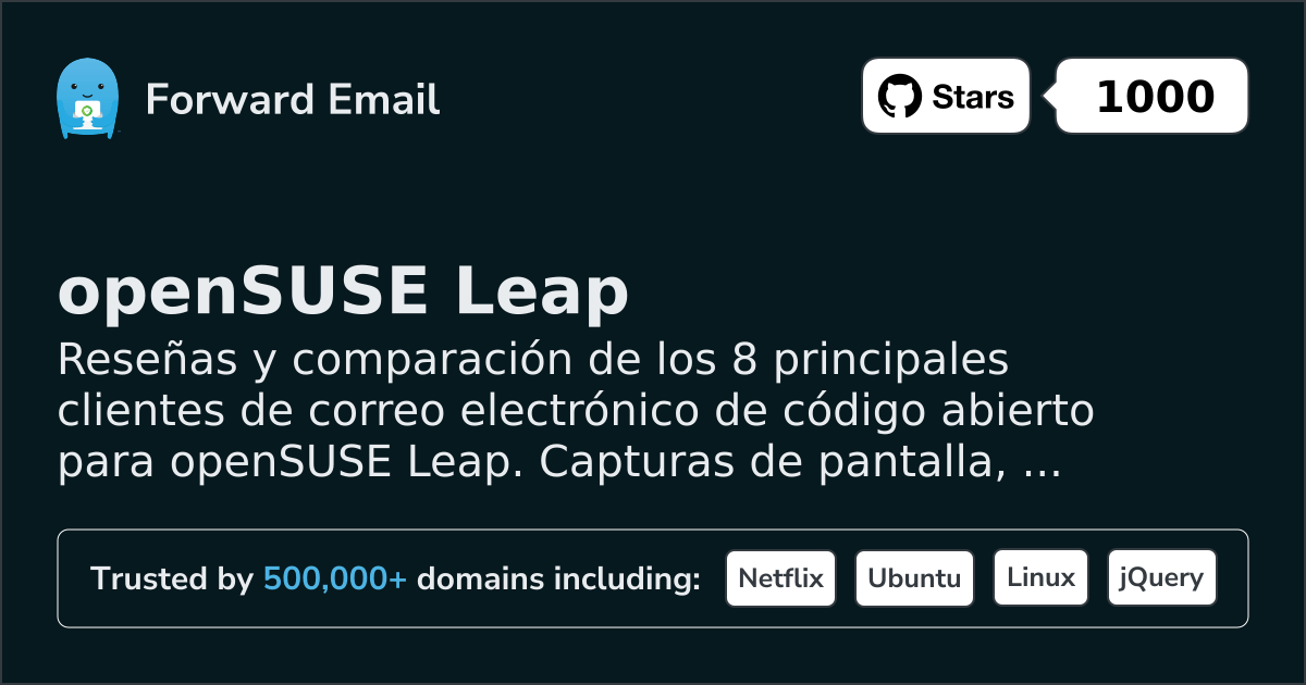 8 Principales Clientes de Correo Electrónico de Código Abierto para openSUSE Leap 2026
