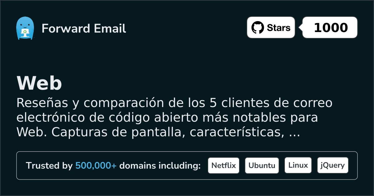 5 Notables Clientes de Correo Electrónico de Código Abierto para Web 2026