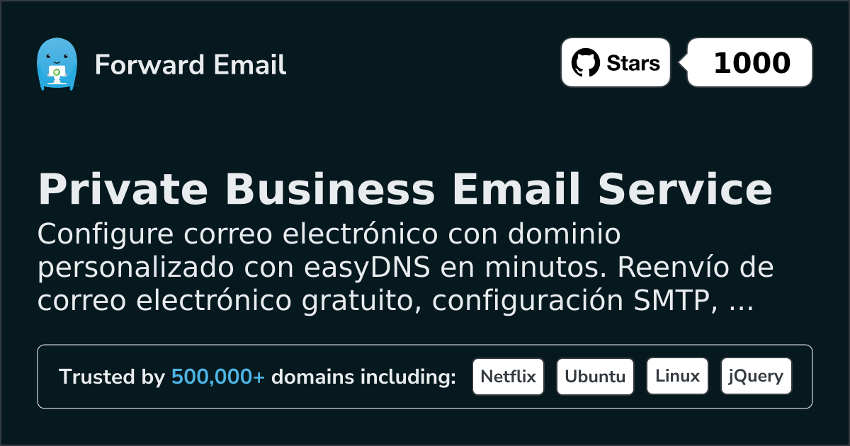 Cómo configurar el correo electrónico con easyDNS