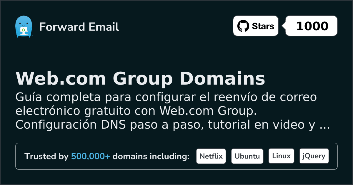 Cómo configurar el correo electrónico con Web.com Group