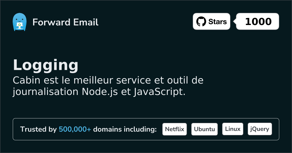 Service de journalisation Node.js