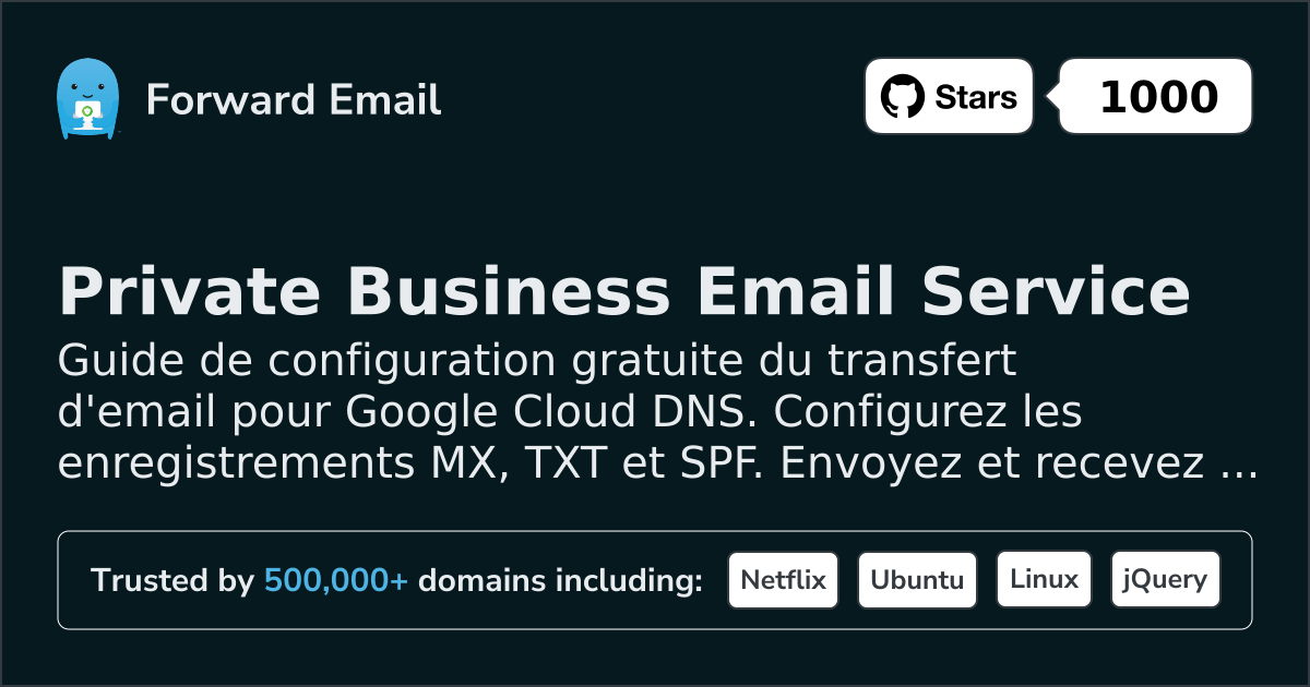Comment configurer la messagerie électronique avec Google Cloud DNS