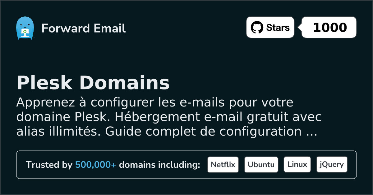 Comment configurer la messagerie électronique avec Plesk