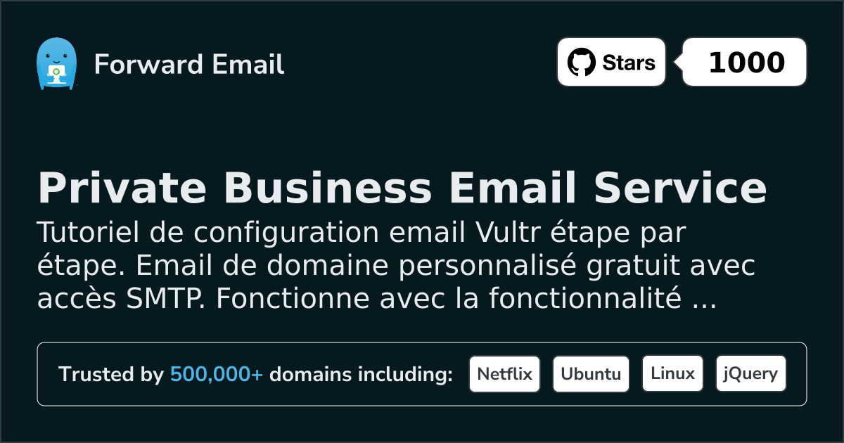 Comment configurer la messagerie électronique avec Vultr