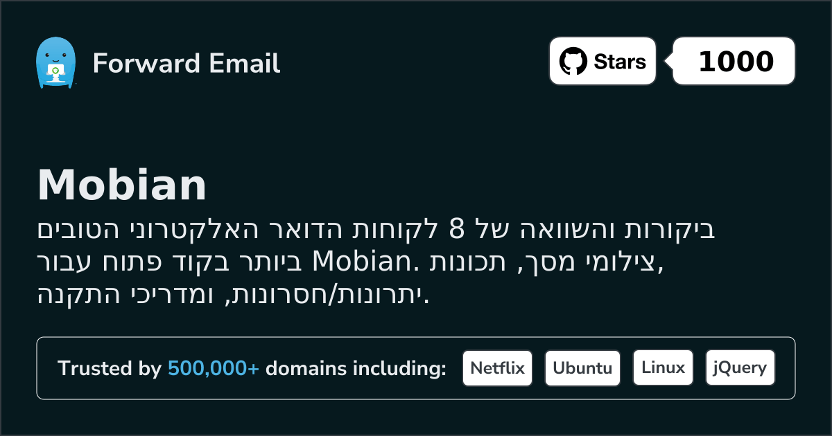 8 לקוחות דואר אלקטרוני בקוד פתוח הגדולים ביותר עבור Mobian 2026