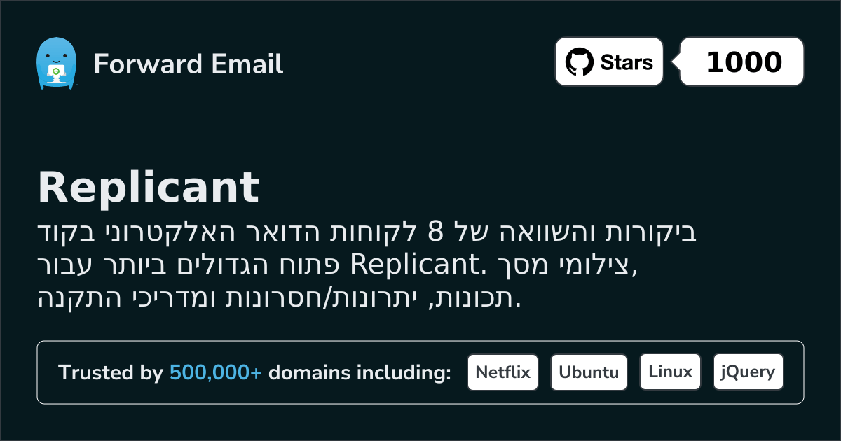 8 לקוחות דואר אלקטרוני בקוד פתוח הגדולים ביותר עבור Replicant 2026