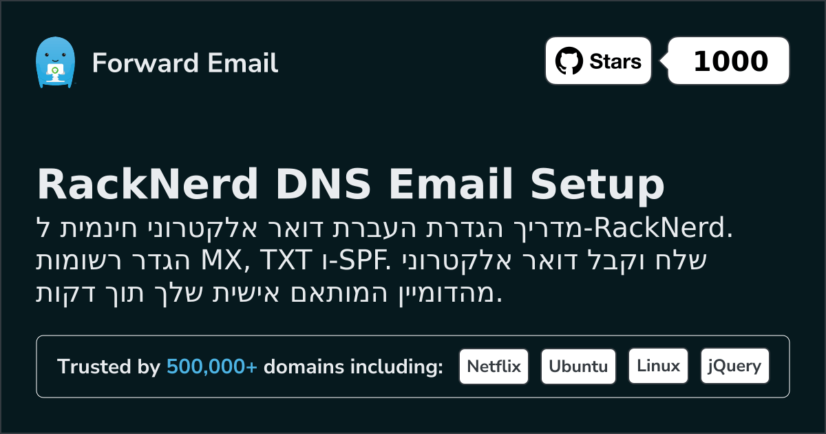 כיצד להגדיר דוא"ל עם RackNerd