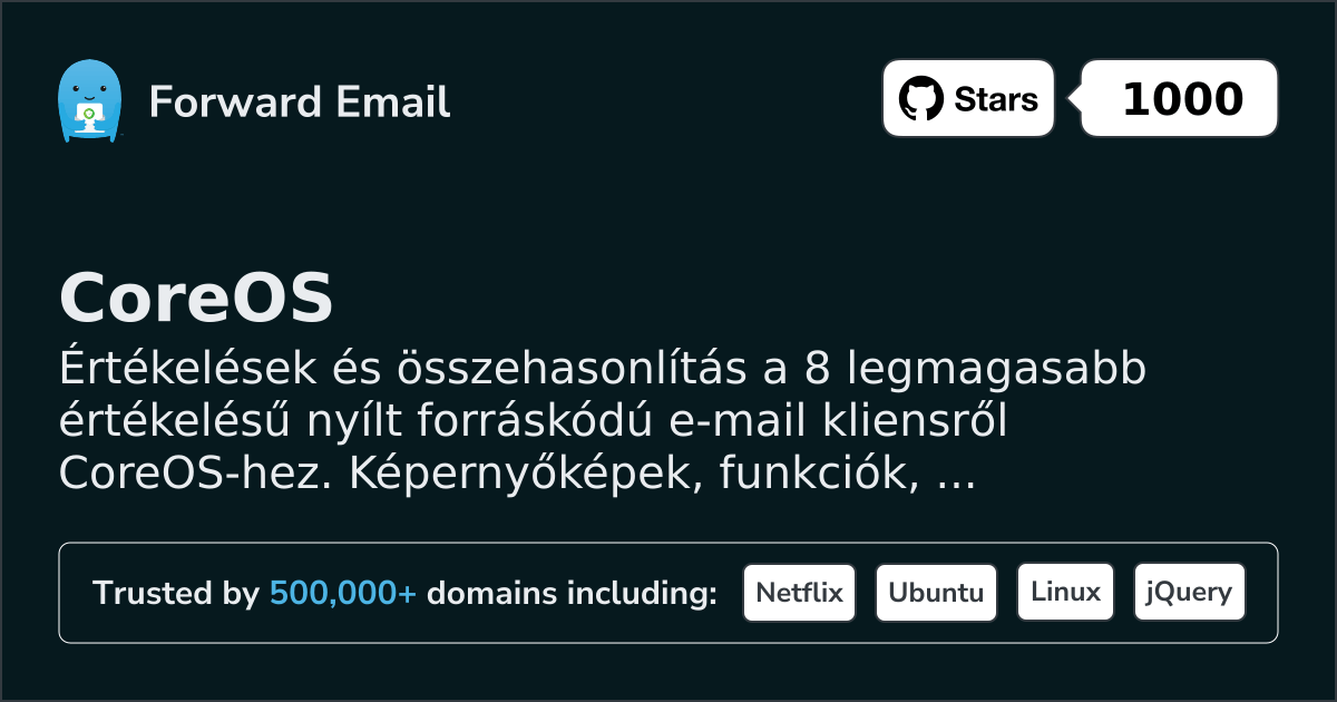 8 legmagasabb értékelésű nyílt forráskódú e-mail kliens CoreOS 2026-hoz