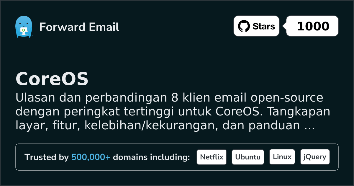 8 Klien Email Sumber Terbuka Terbaik untuk CoreOS 2026