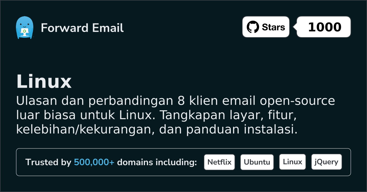 8 Klien Email Open Source Luar Biasa untuk Linux 2026