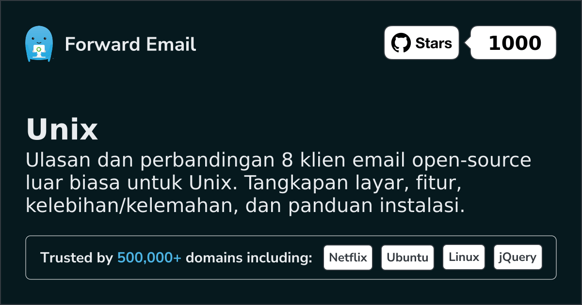 8 Klien Email Open Source Luar Biasa untuk Unix 2026