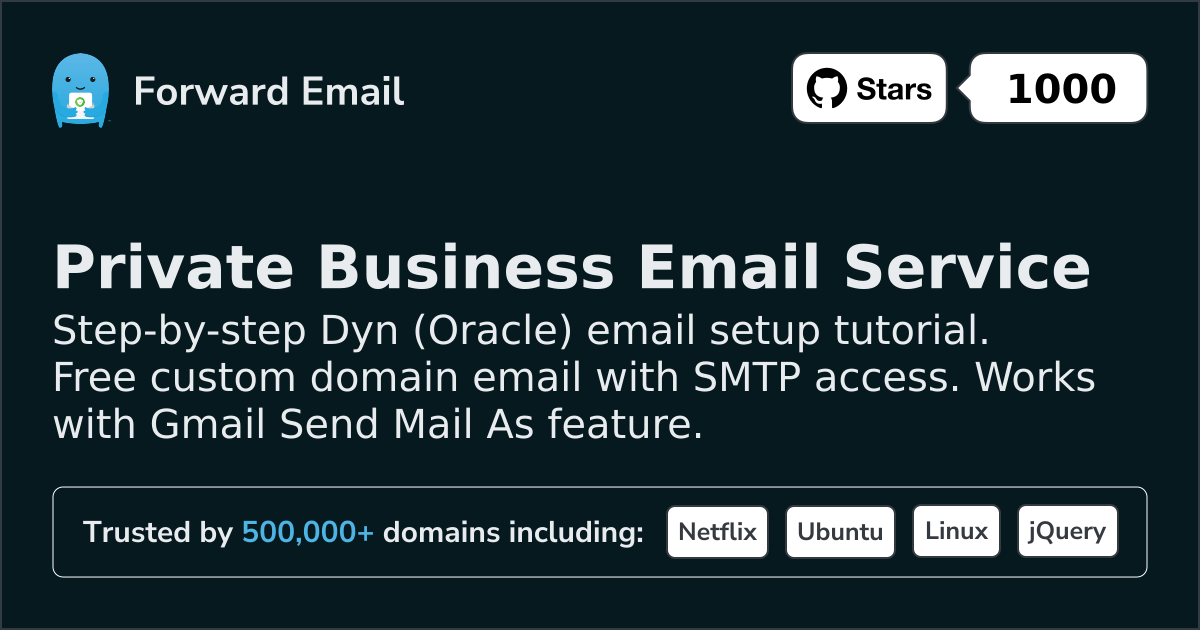 Cara Mengatur Email dengan Dyn (Oracle)