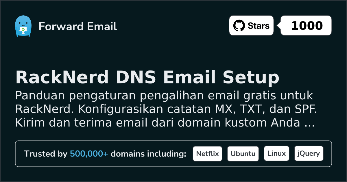 Cara Mengatur Email dengan RackNerd