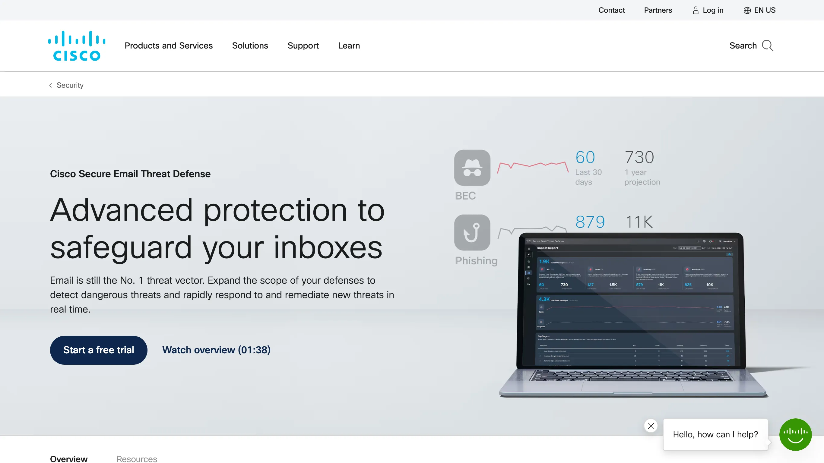 Cisco Secure Email Defense is a closed-source email service.