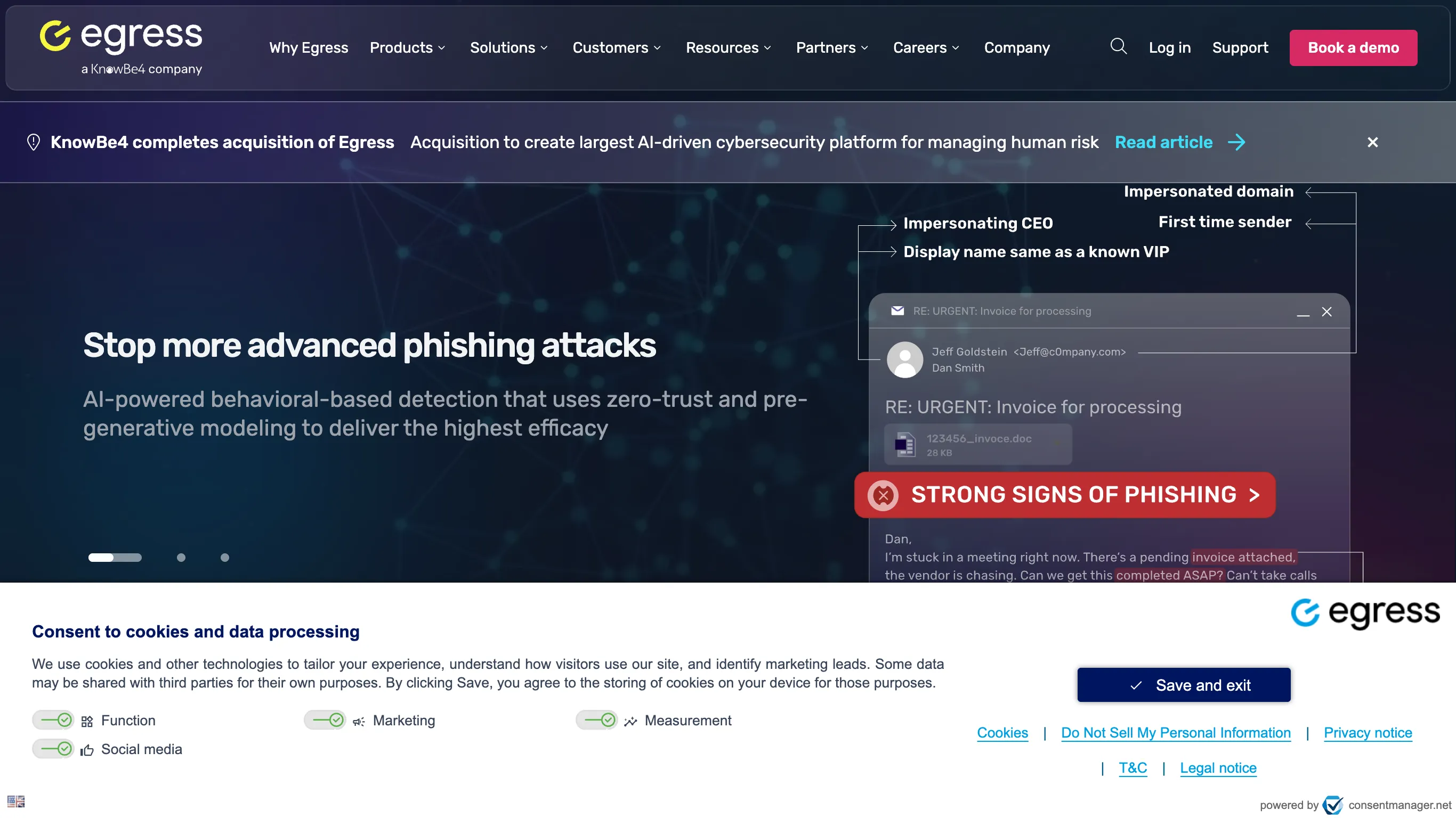 Egress is a closed-source email service.