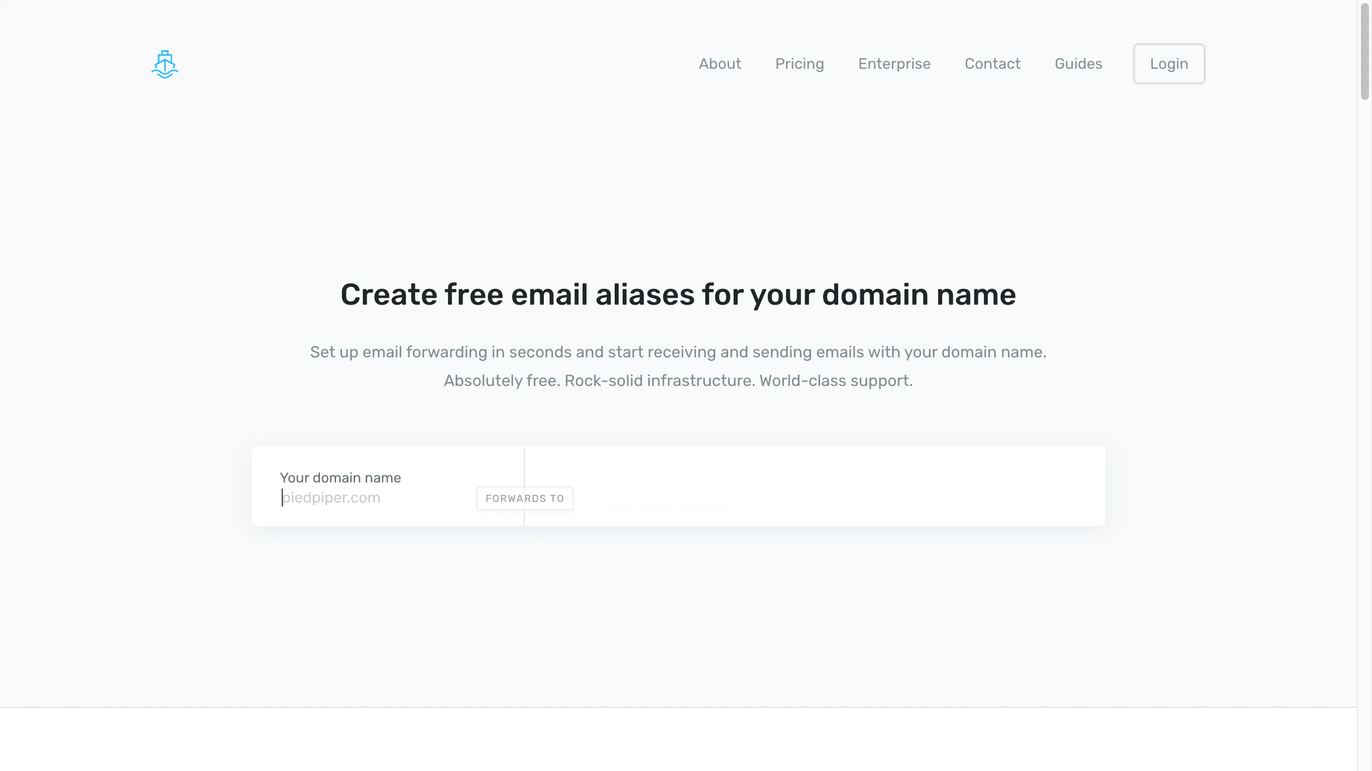ImprovMX is a closed-source email service.
