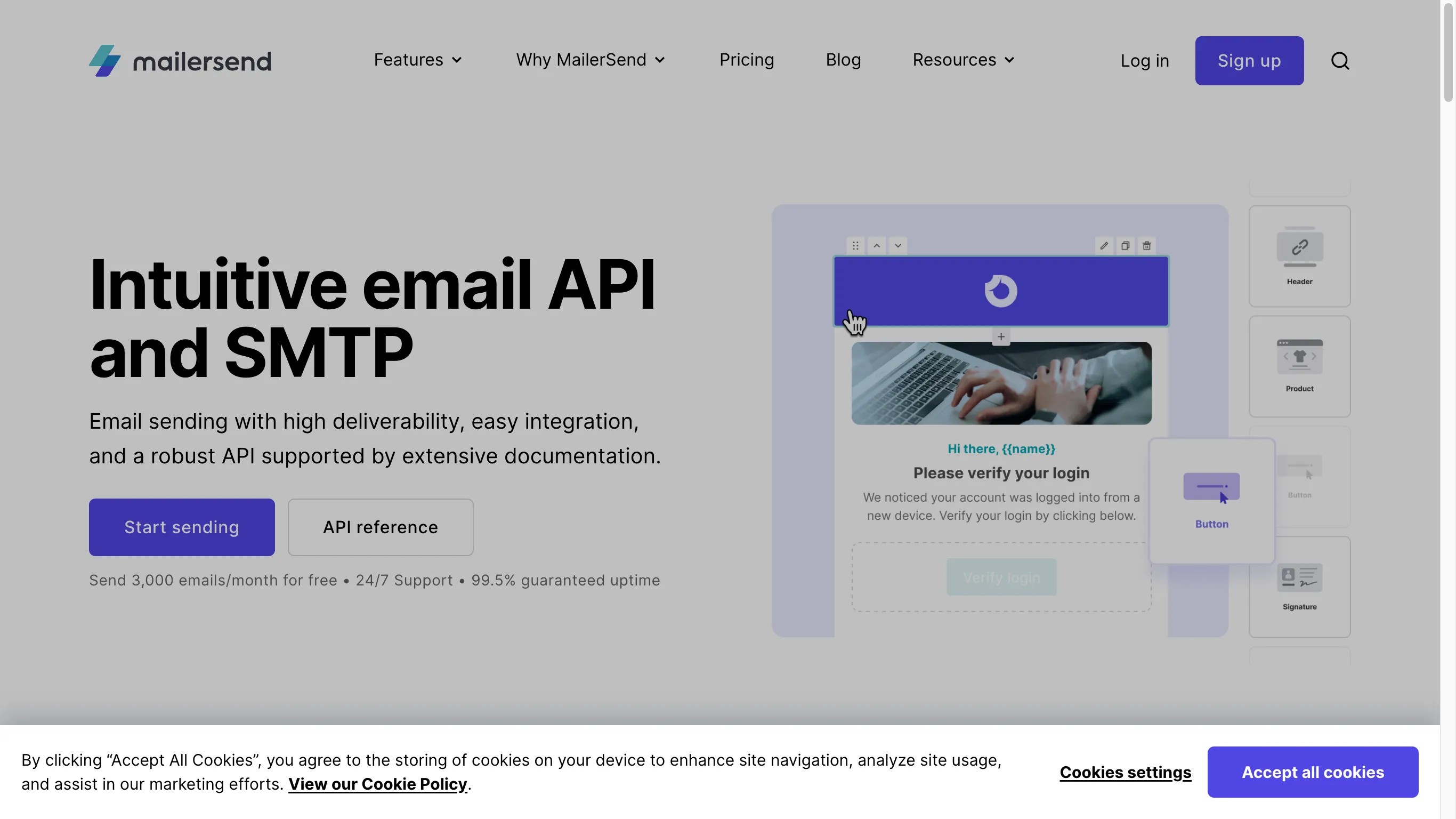 MailerSend is a closed-source email service.