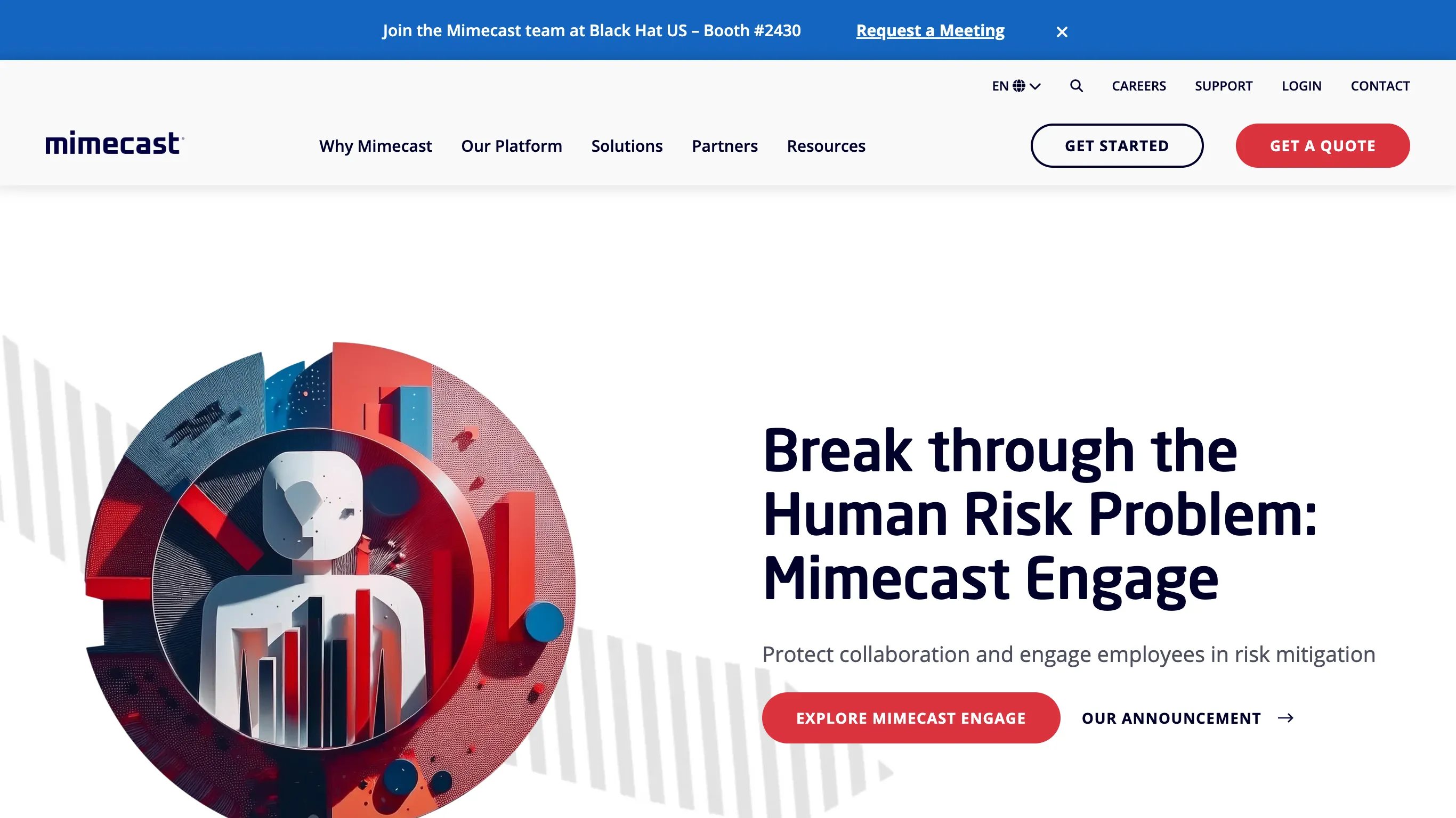 Mimecast is a closed-source email service.