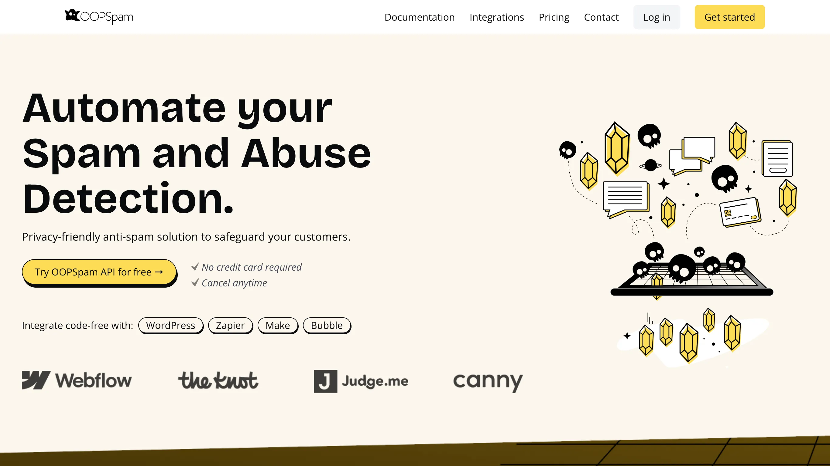 OOPSpam is a closed-source email service.