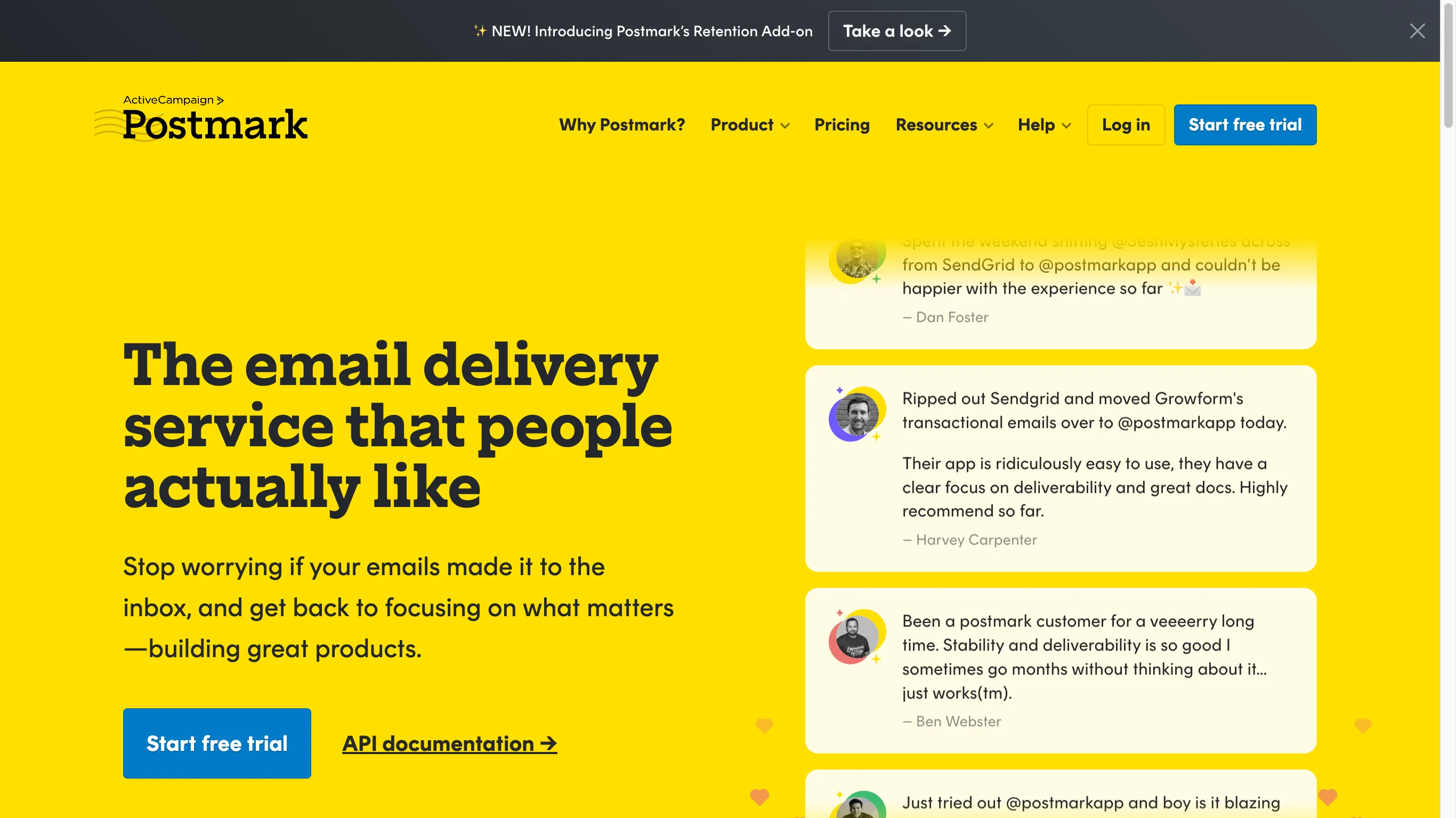 Postmark is a closed-source email service.