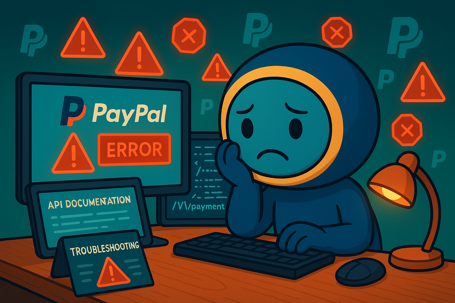PayPal API disaster illustration