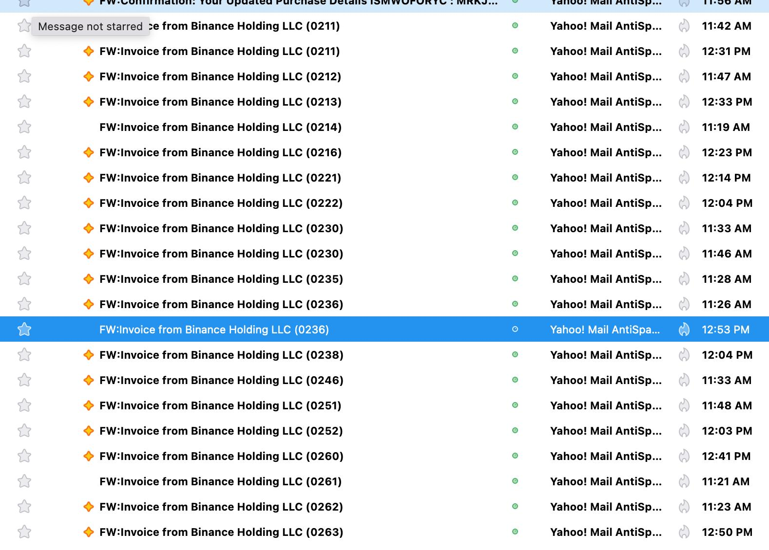 PayPal scam warning screenshot