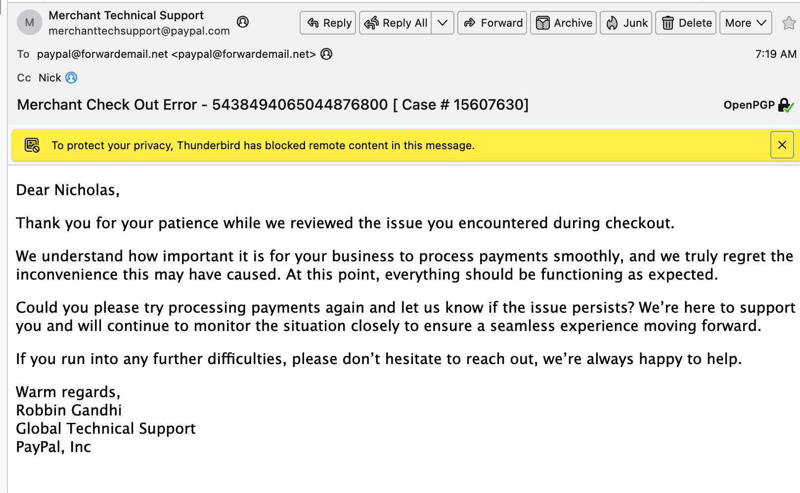 PayPal take care screenshot 5