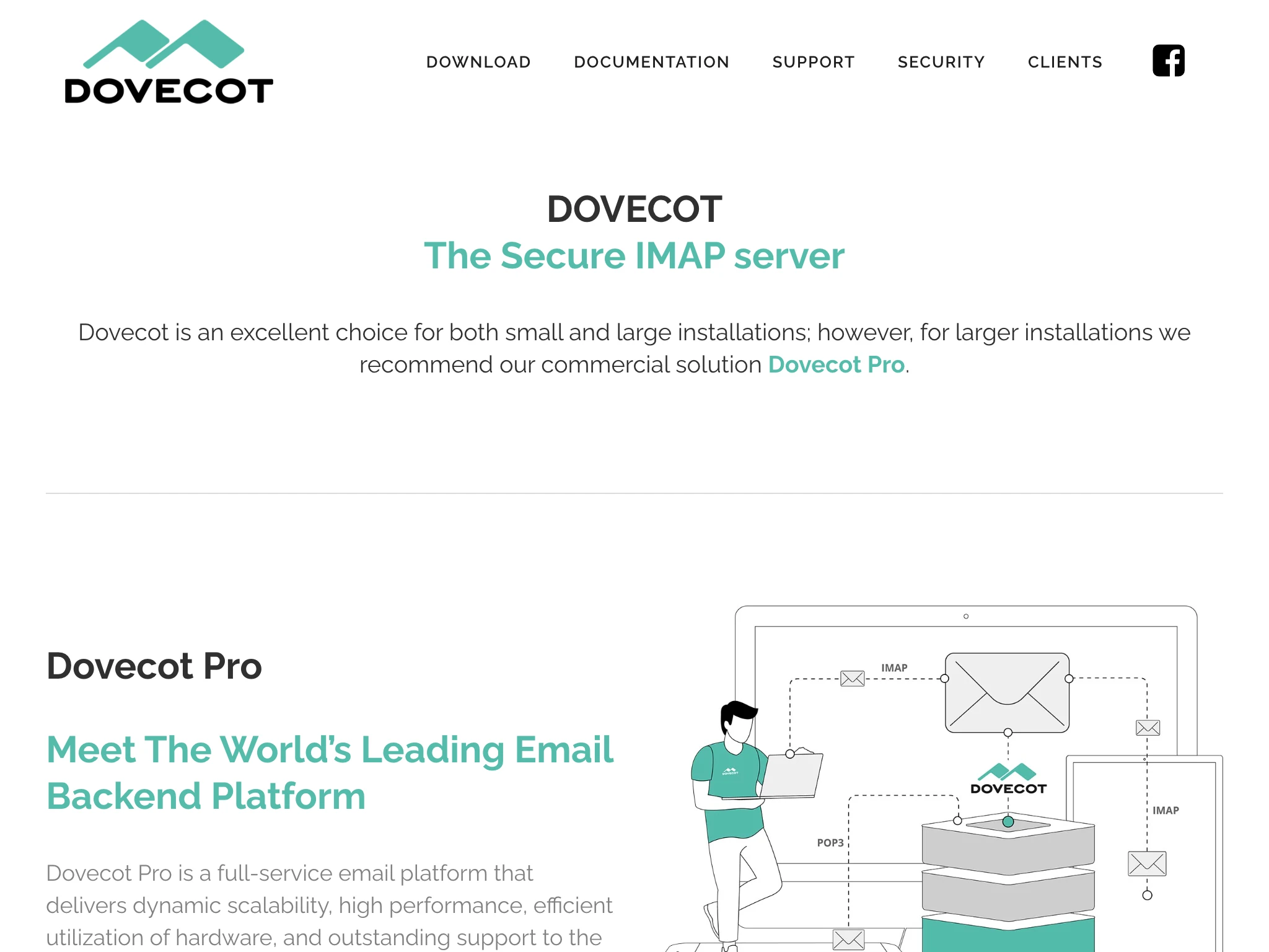 Dovecot is an open-source email server for Command-line (CLI).