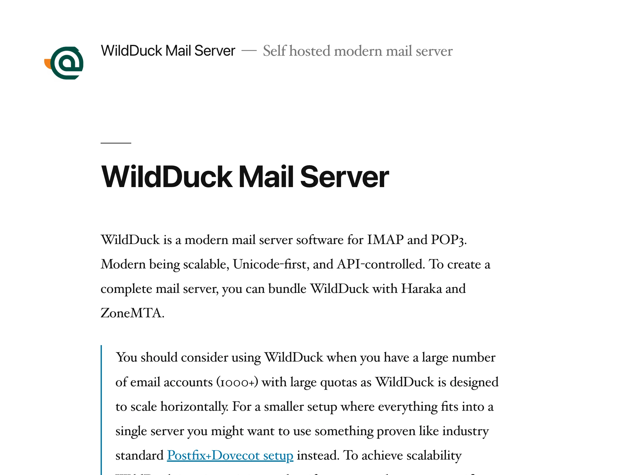 WildDuck is an open-source email server for Command-line (CLI).